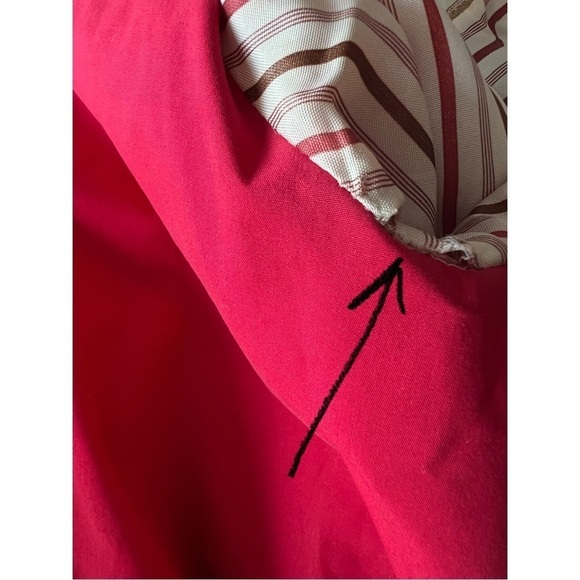 J. Crew Wool Blend Red Peacoat Size Medium - Picture 5 of 8